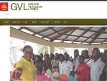 Tablet Screenshot of goldenveroleumliberia.com